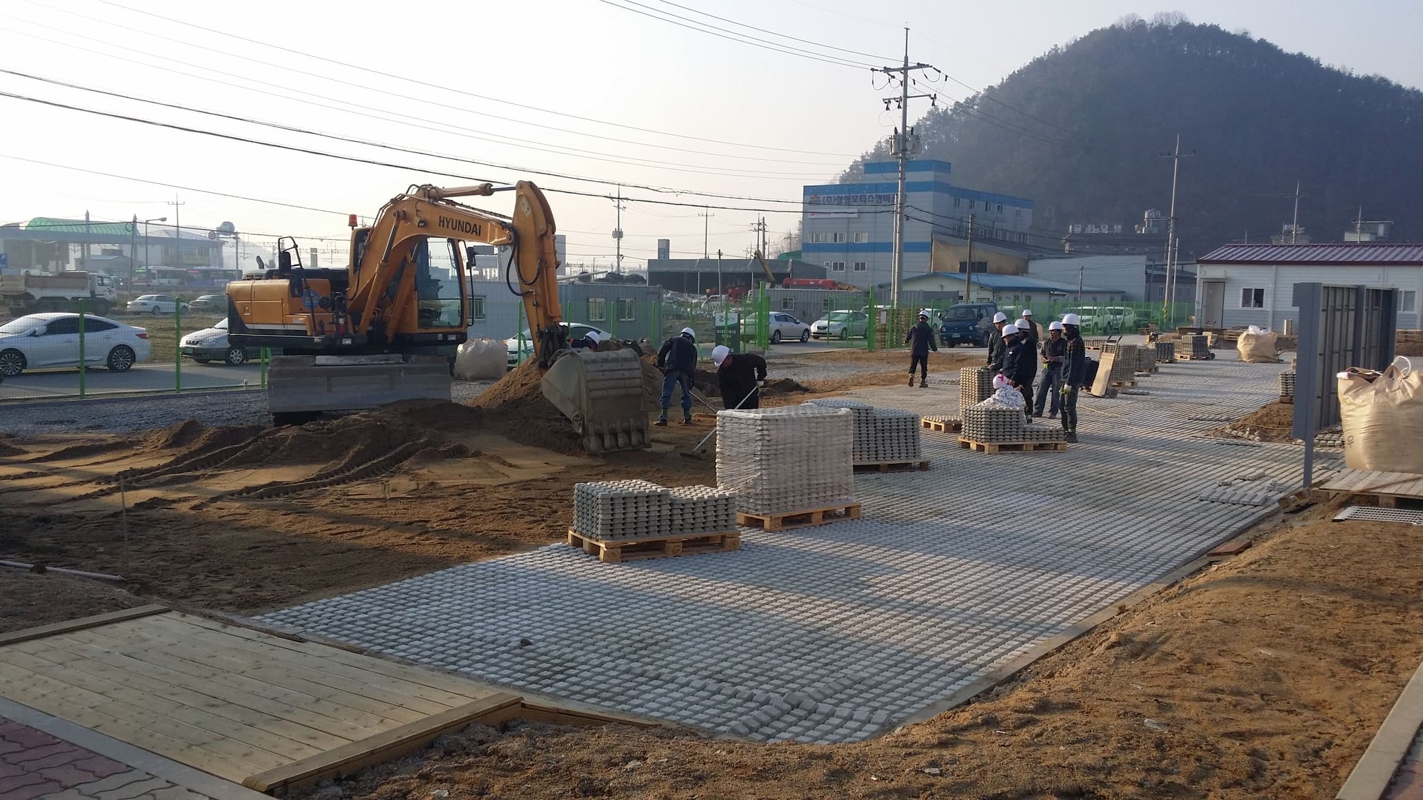 잔디블럭 공법 시공 사례 2